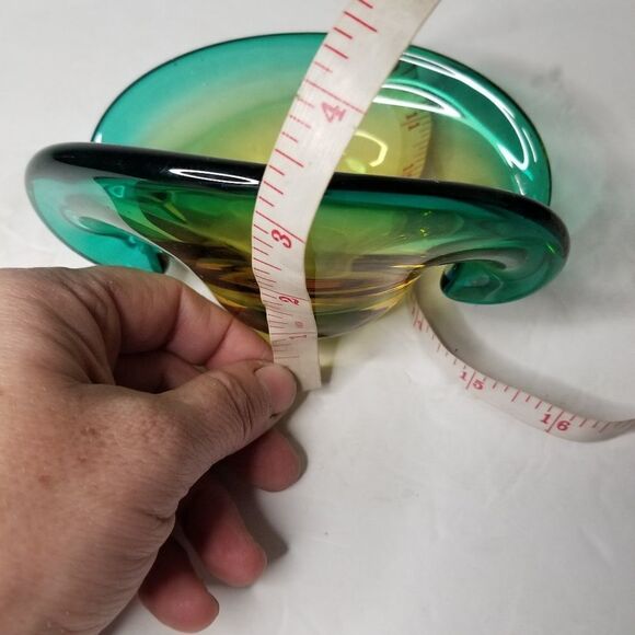 Vintage Seguso Murano Art Glass Shell Bowl Ashtray, Circa 1960s - Picture 7 of 7